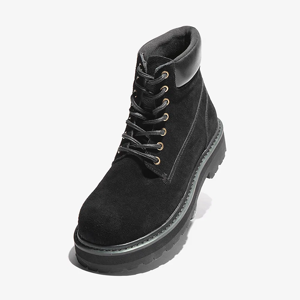 Мужские 7-дырочные ботинки Wtrd5117 Cameroon Suede чёрного цвета от Wetheroad — фото 2