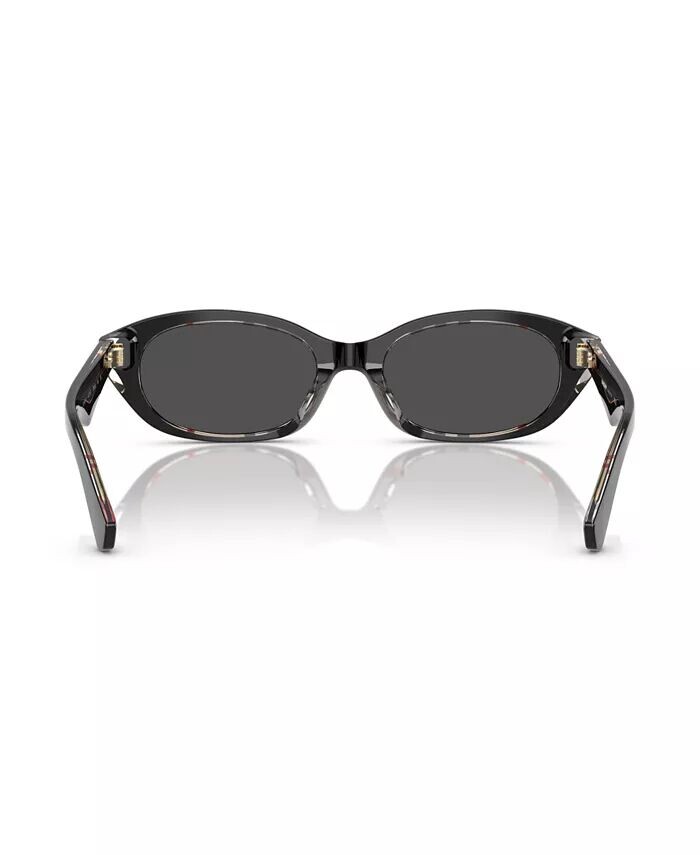 Женские солнцезащитные очки BE4447D Burberry, серебро — фото 4