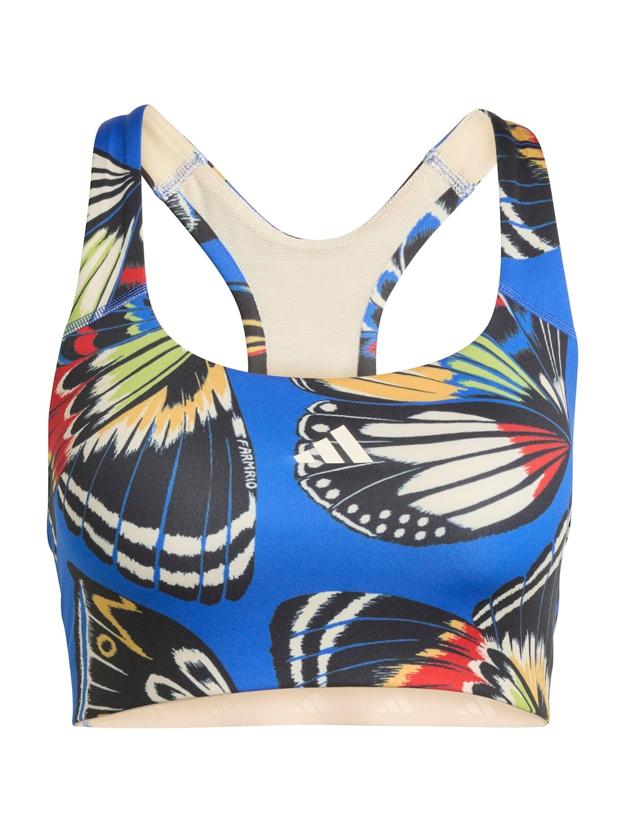 

Спортивный бюстгальтер-бралетт ADIDAS PERFORMANCE Adidas x Farm, синий