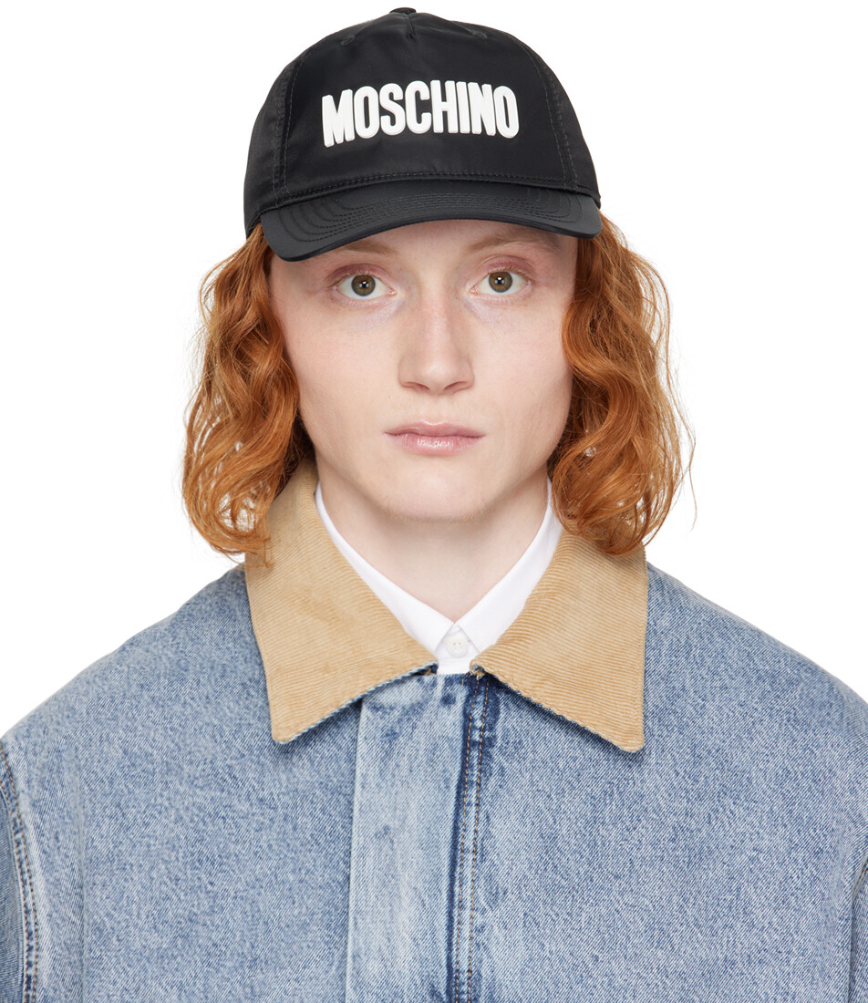 

Черная кепка с логотипом Moschino, Fantasy print