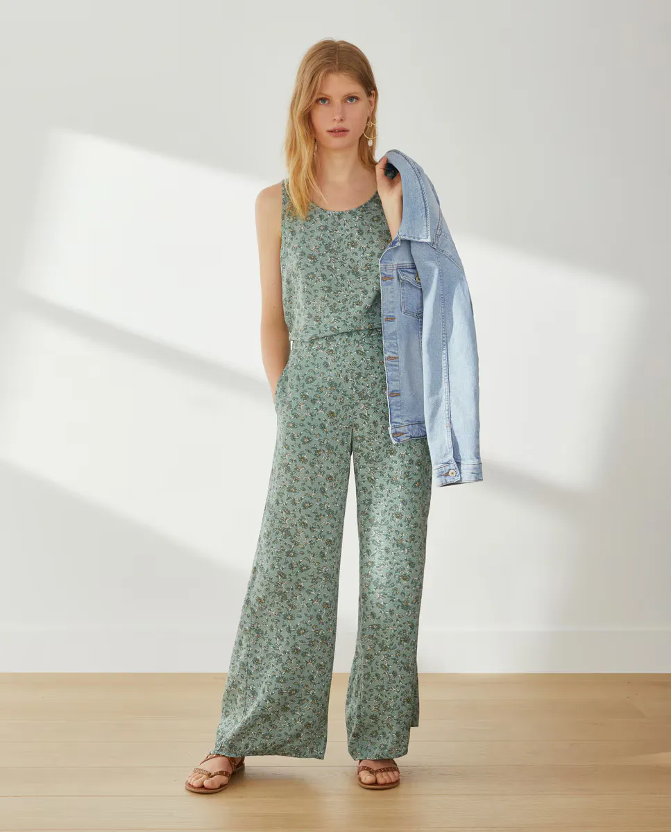 

Блестящие пижамные штаны «добби» Southern Cotton, зеленый