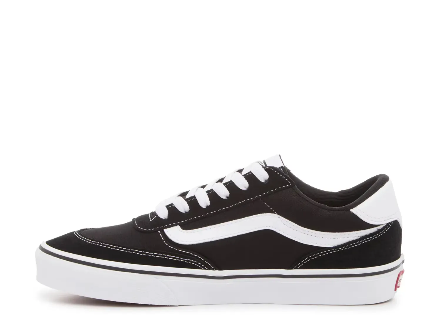 Бруклин LS Кроссовки - мужские Vans, Black/White — фото 3