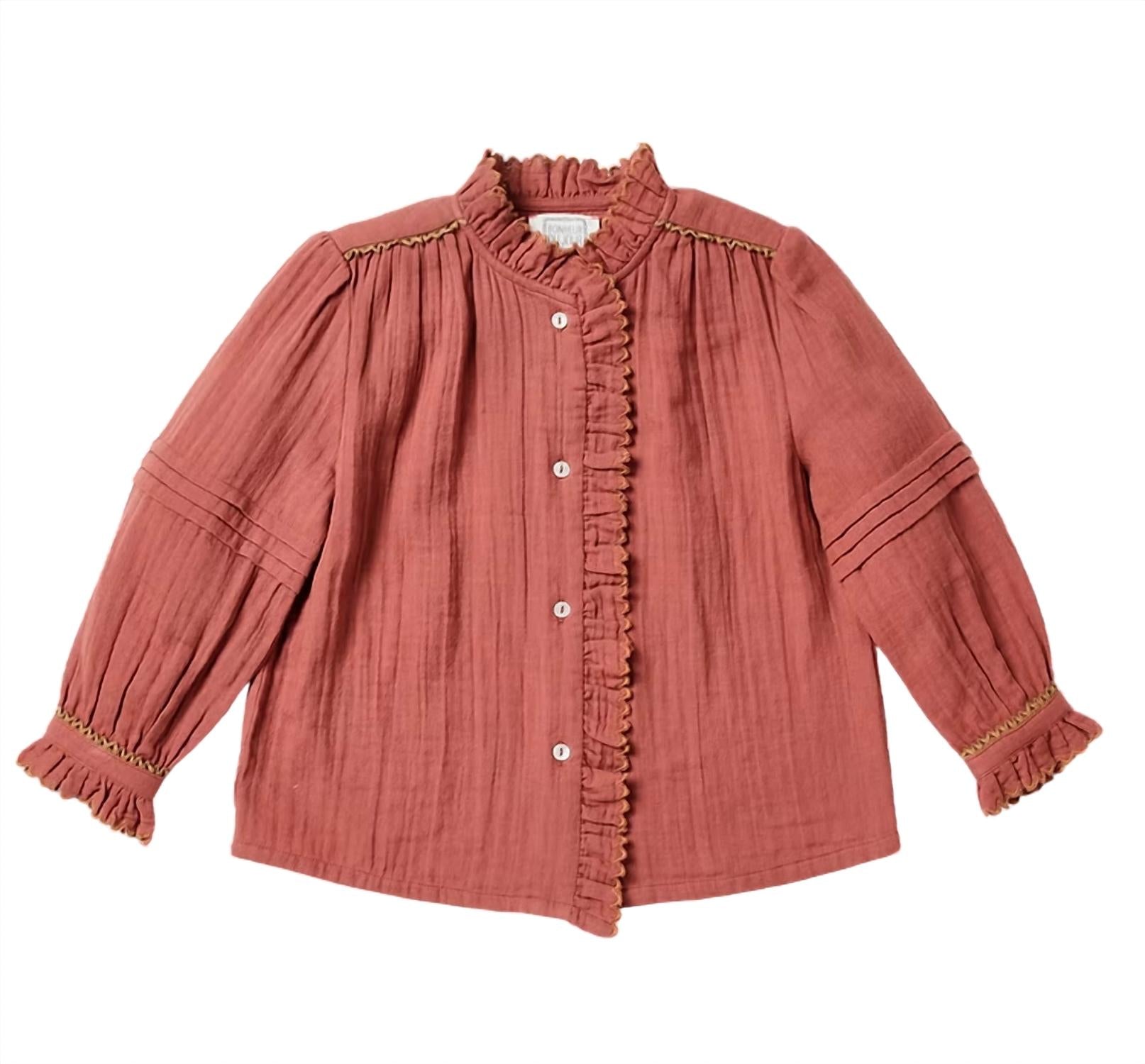 

Детская блузка Amaya в красном цвете Bonheur du Jour