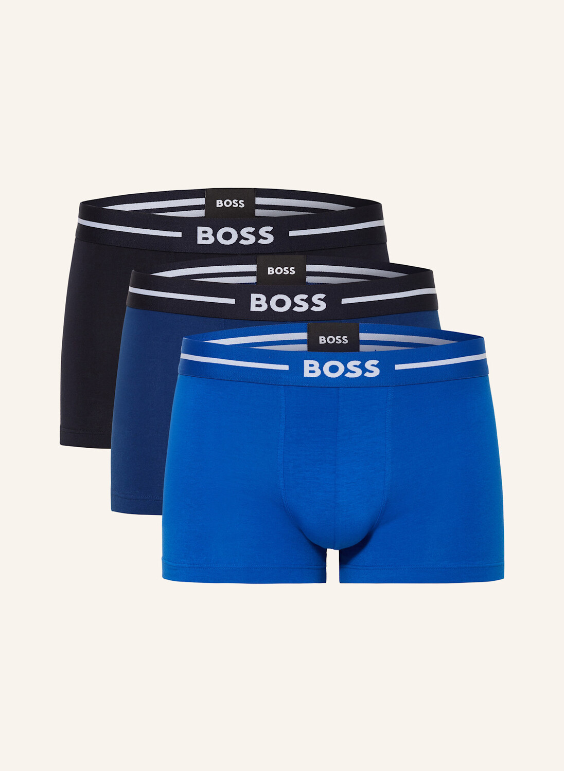 

Комплект из 3 боксеров BOSS, цвет BLAU/DUNKELBLAU/SCHWARZ