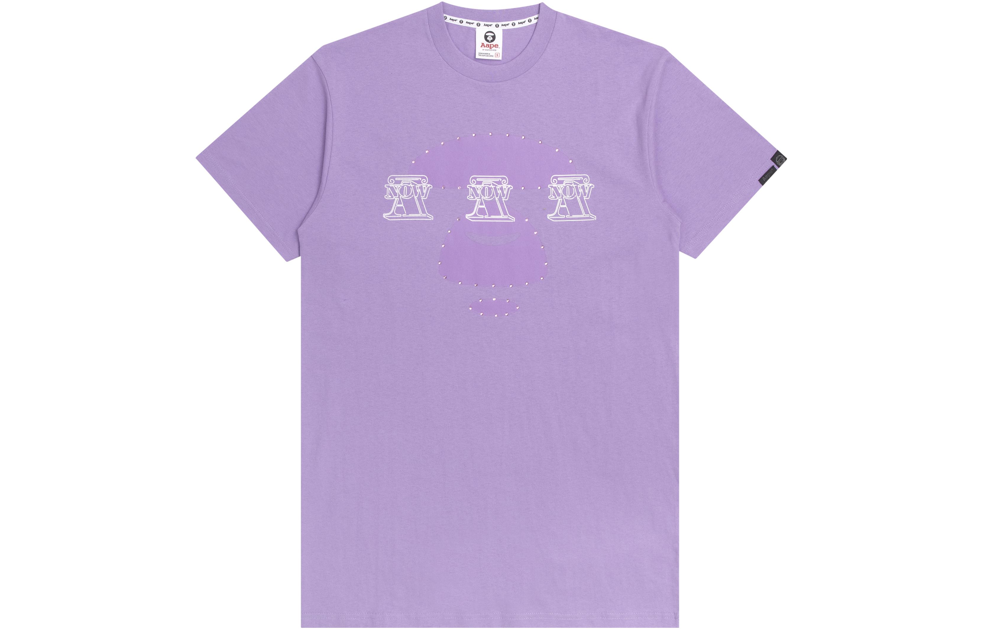 

Футболка женская Aape, светло-фиолетовый