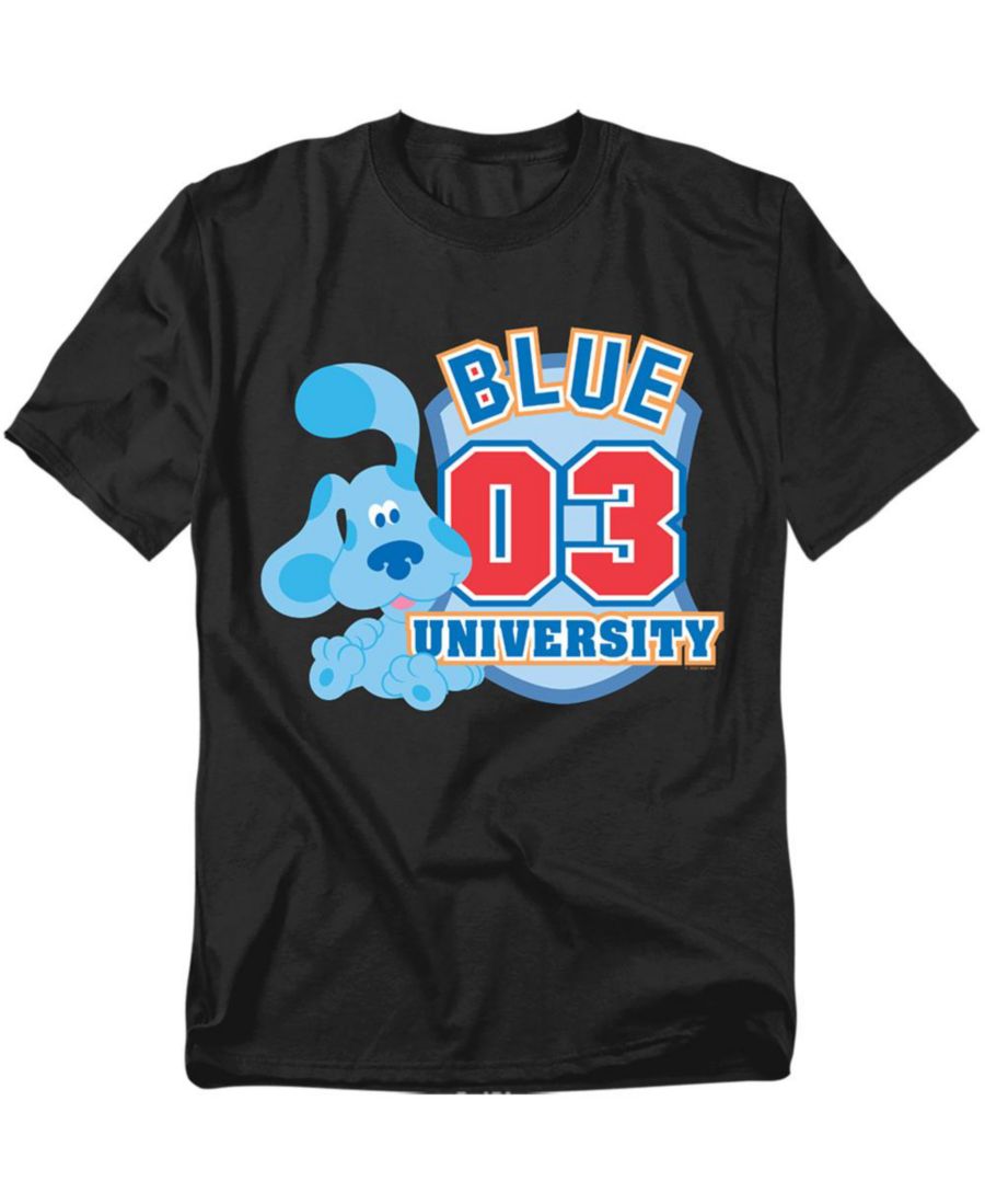 

Мужская синяя футболка "S Clues University" Blue Clues, Black, Синий, Мужская синяя футболка "S Clues University" Blue Clues, Black