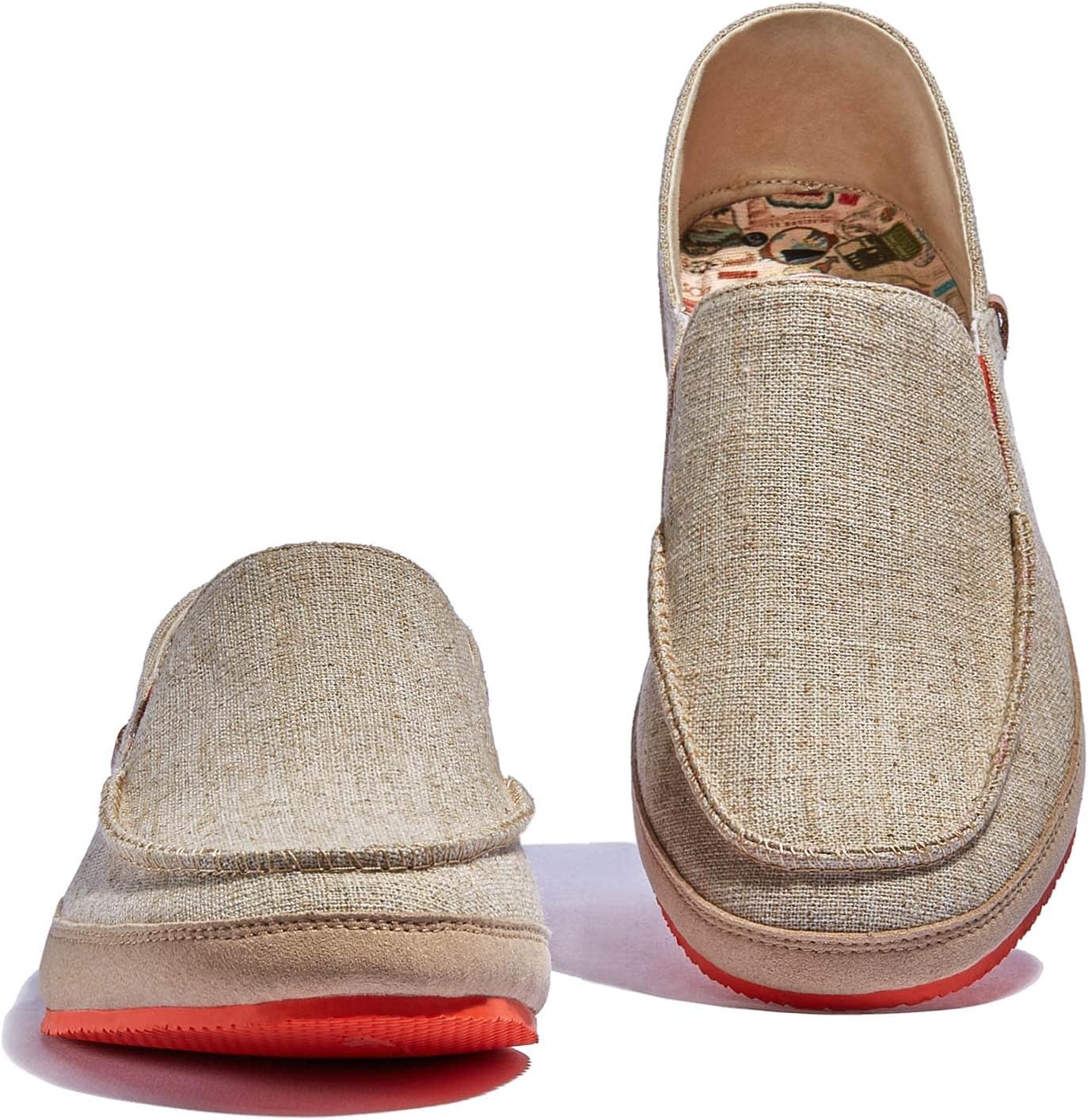 

Мужские кроссовки UIN серии Formentera с художественной росписью, для прогулок и путешествий, легкие, комфортные, модные, хаки