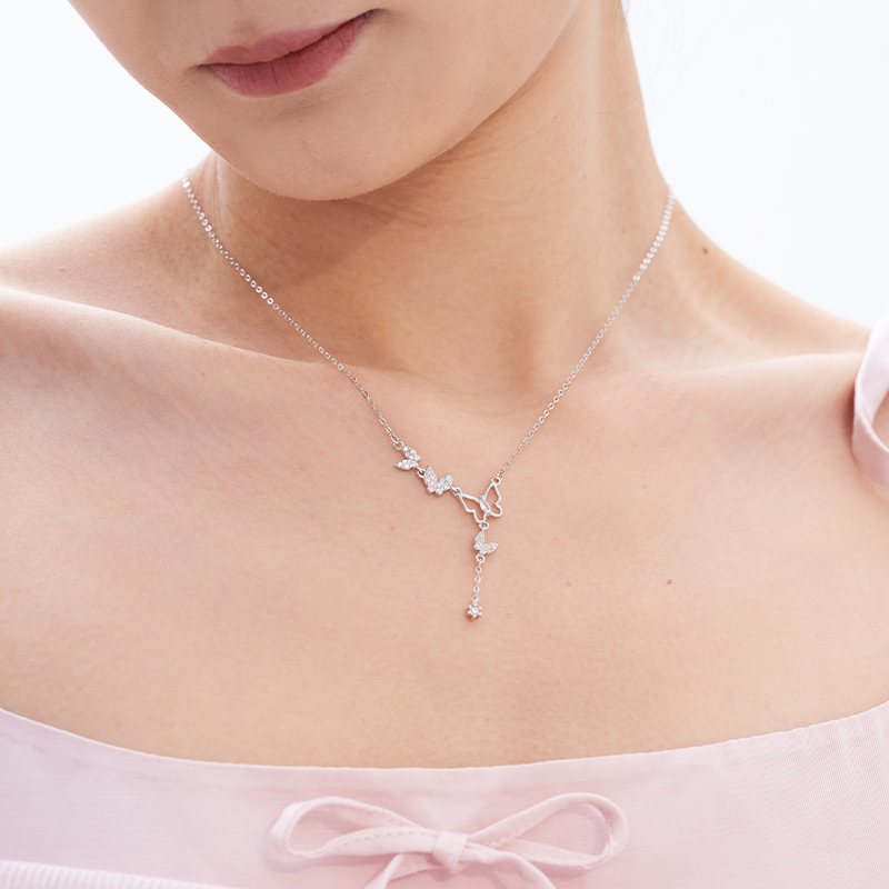 

Нишевое дизайнерское ожерелье для женщин VIVIWELL, розовый