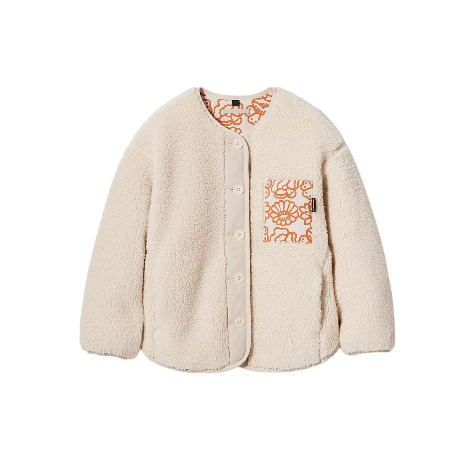Детская флисовая куртка Marimekko UNIQLO, 30 Natural