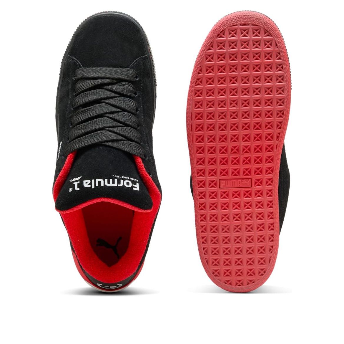 Puma Formula 1 75 Years Suede XL 'Puma Black Pop Red' — фото 3