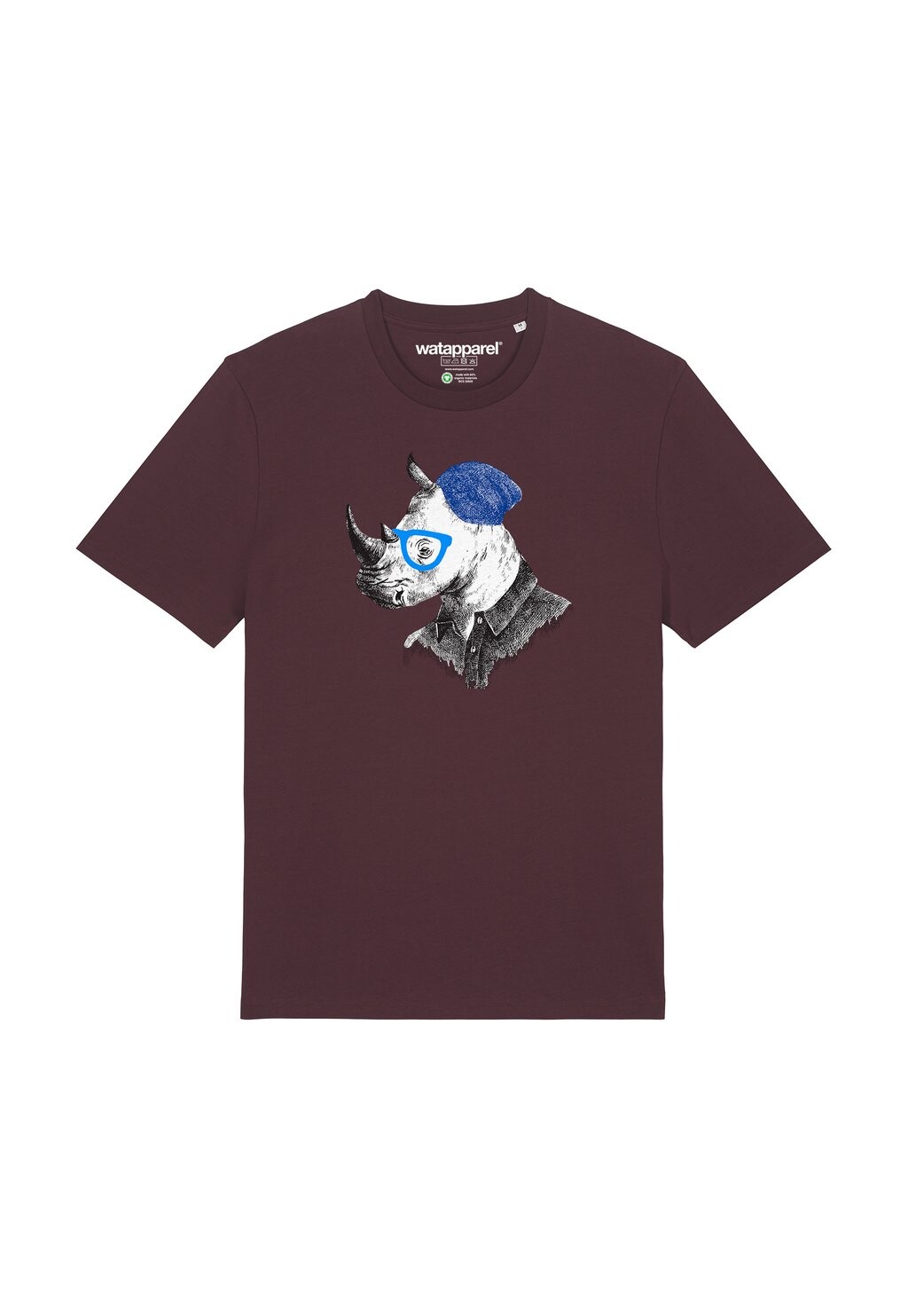 

Футболка с принтом NASHORN watapparel, темно-красный