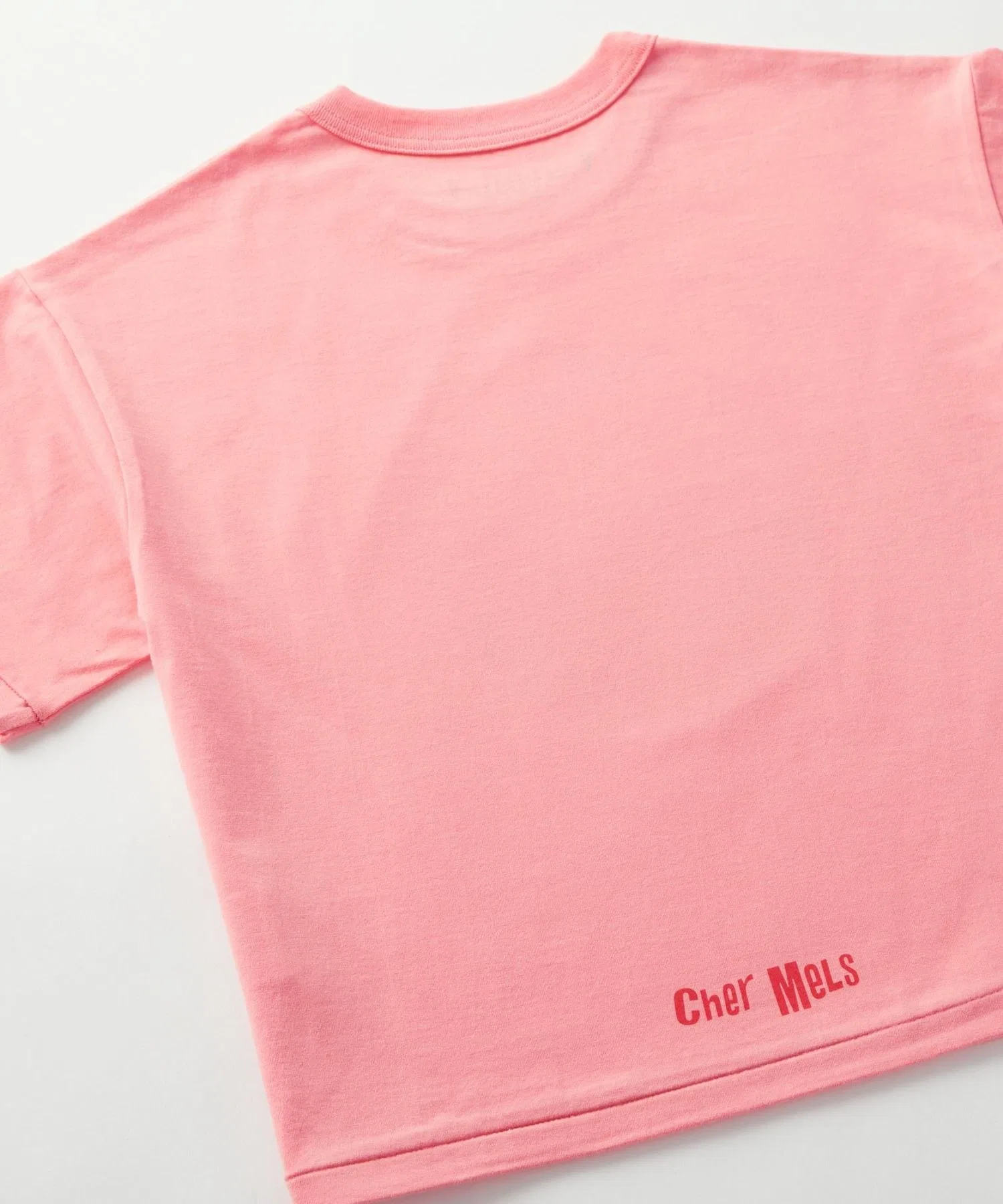 Детская футболка из хлопка Supima Cotton CHERMEL розовая — фото 3
