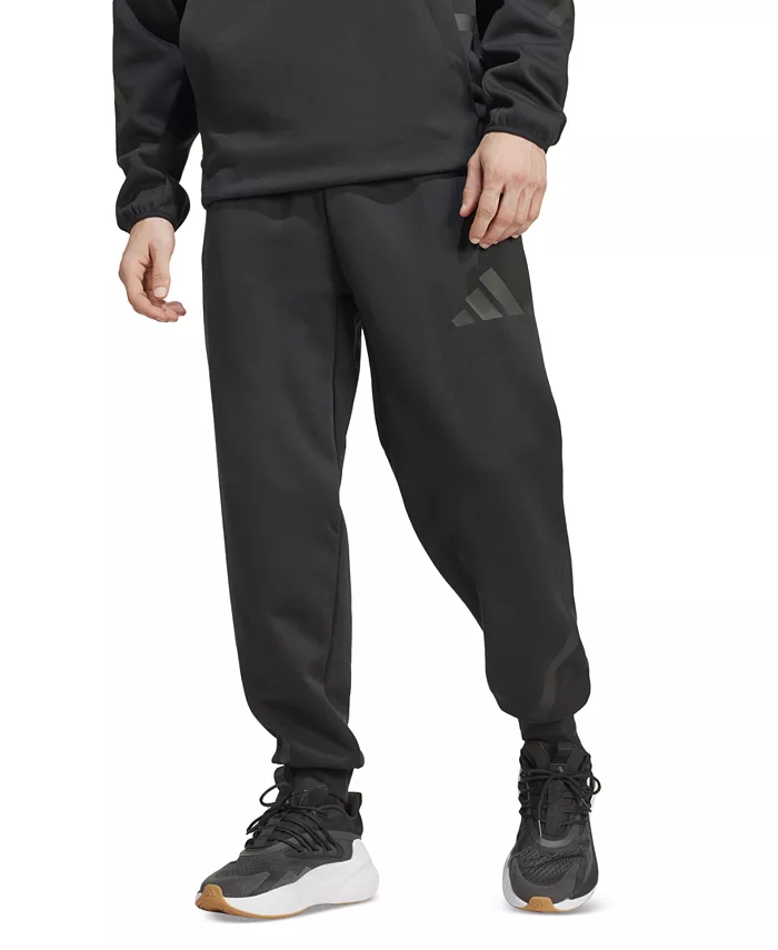 

Мужские эластичные спортивные брюки Z.N.E. с кулиской и логотипом adidas, черный