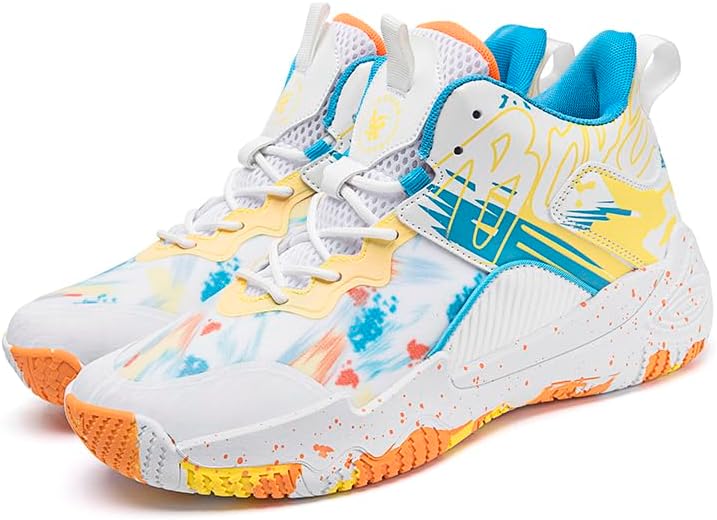 

Баскетбольные кроссовки для мальчика, легкие модные кеды Jevaloo, белый