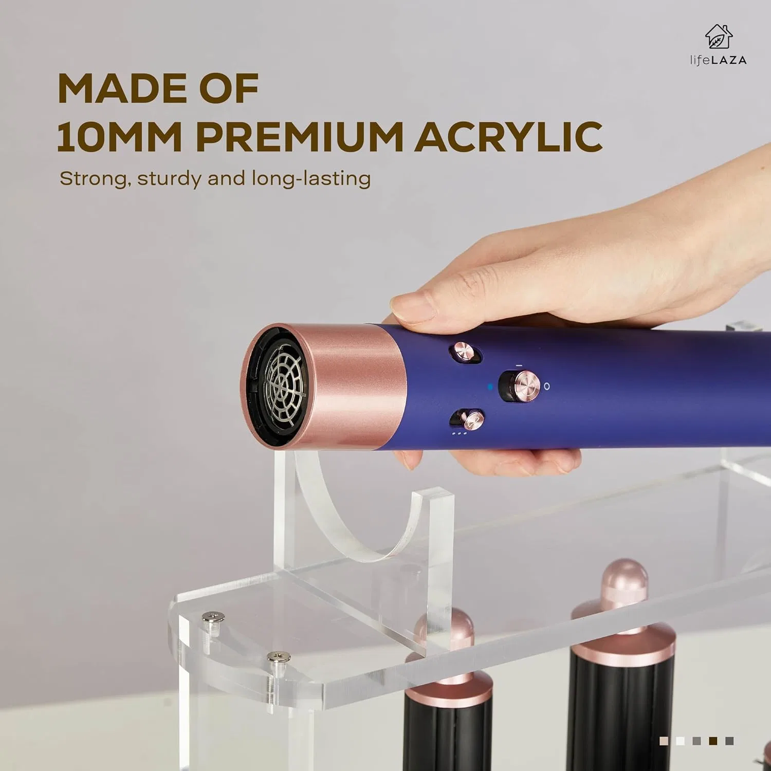 Акриловый держатель-органайзер LifeLAZA для Dyson Airwrap Lifelaza — фото 4
