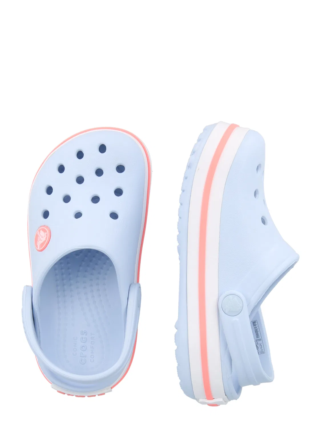 Сандалии Crocs Crocband светло-голубого цвета — фото 2