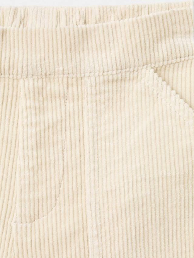 Детские брюки Lula Corduroy с широкими штанинами Mango, Light Beige — фото 4