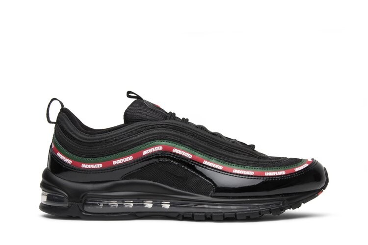 

Кроссовки Nike Undefeated x Air Max 97 OG 'Black', черный