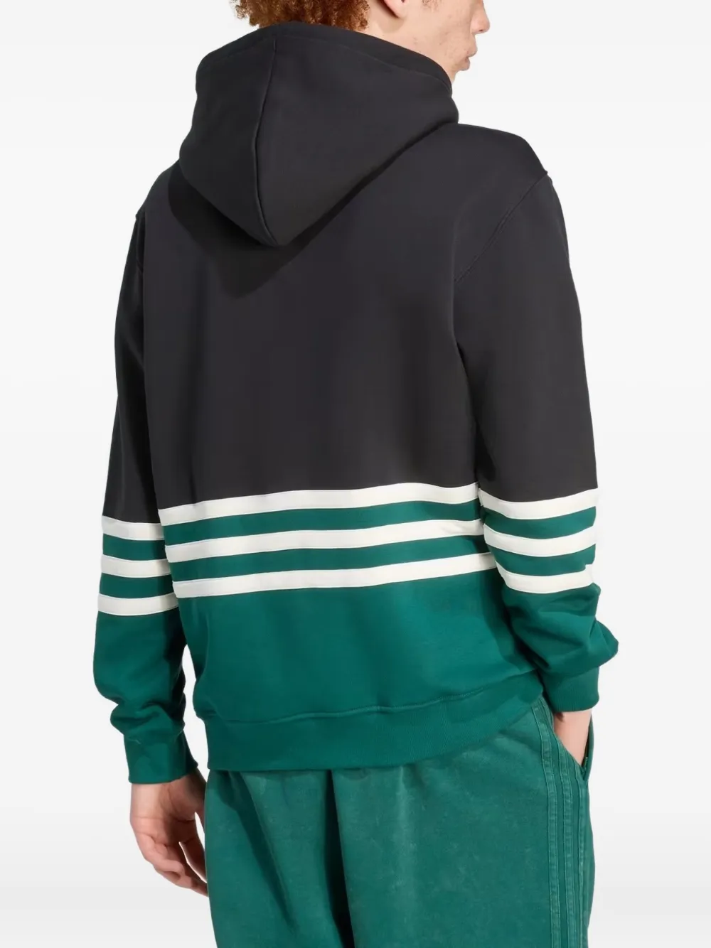 Худи Archive Cutline Adidas, черный — фото 2