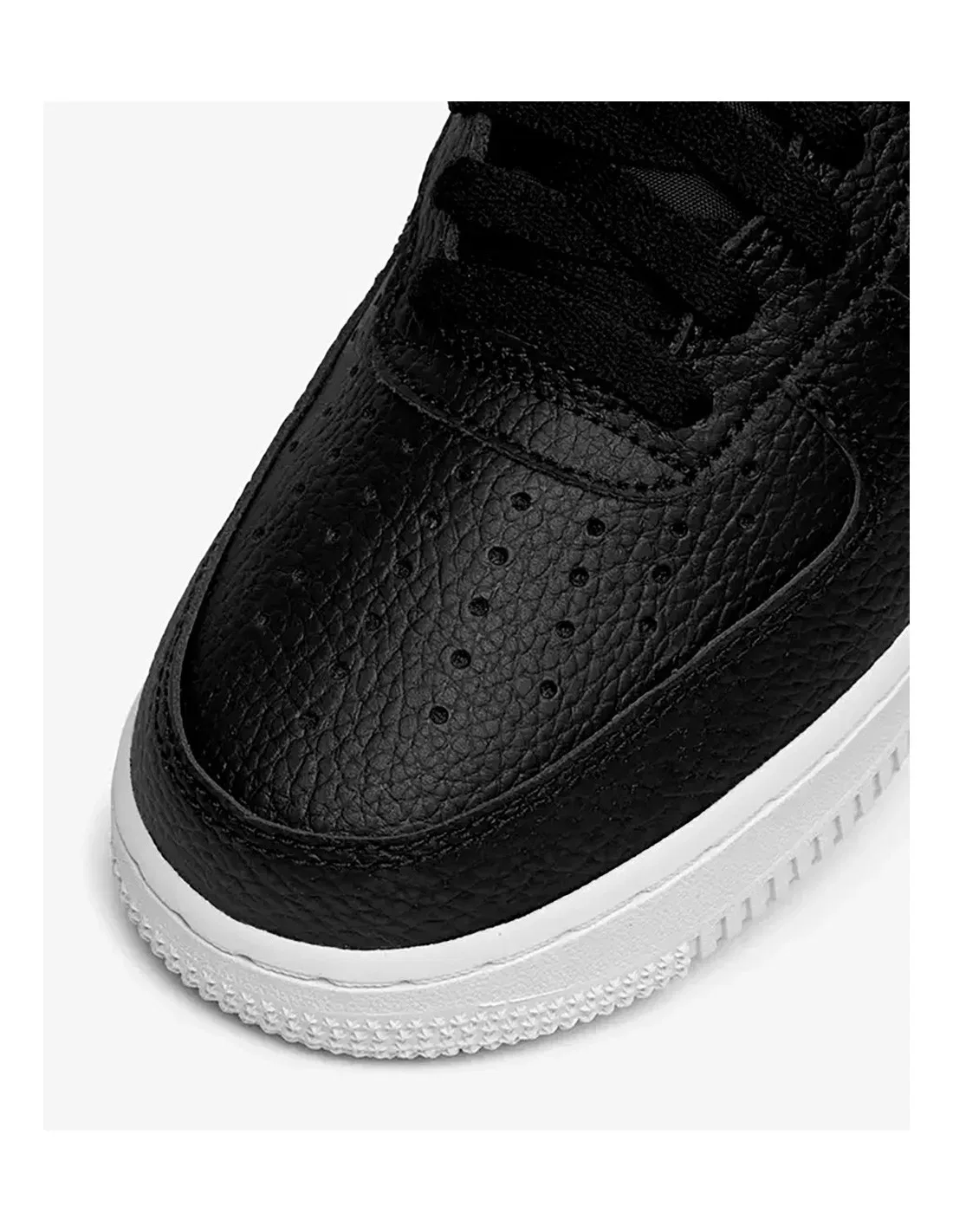 Кроссовки низкие кожаные Nike, черный — фото 3