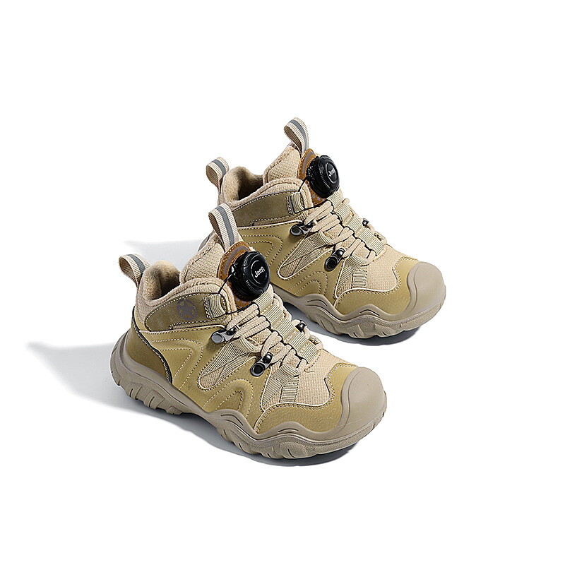 Кроссовки Jeep Kids Lifestyle Shoes Kids High-top Khaki, хаки — фото 3