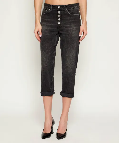 

Джинсы Кунс Loose fit Dondup - Made In Italy, черный