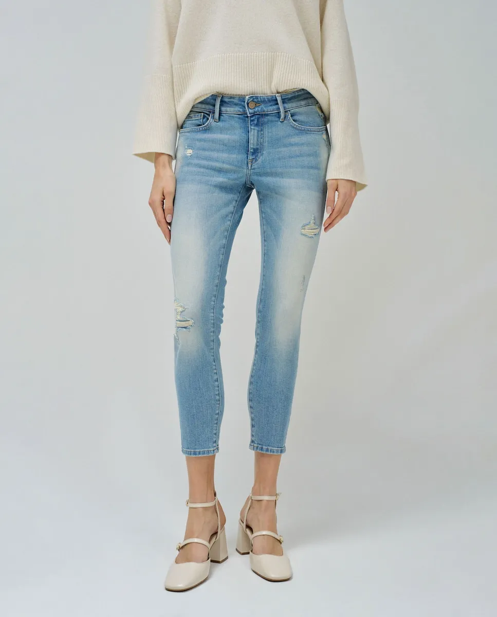 

Укороченные узкие женские джинсы Wonder push up Salsa Jeans, синий