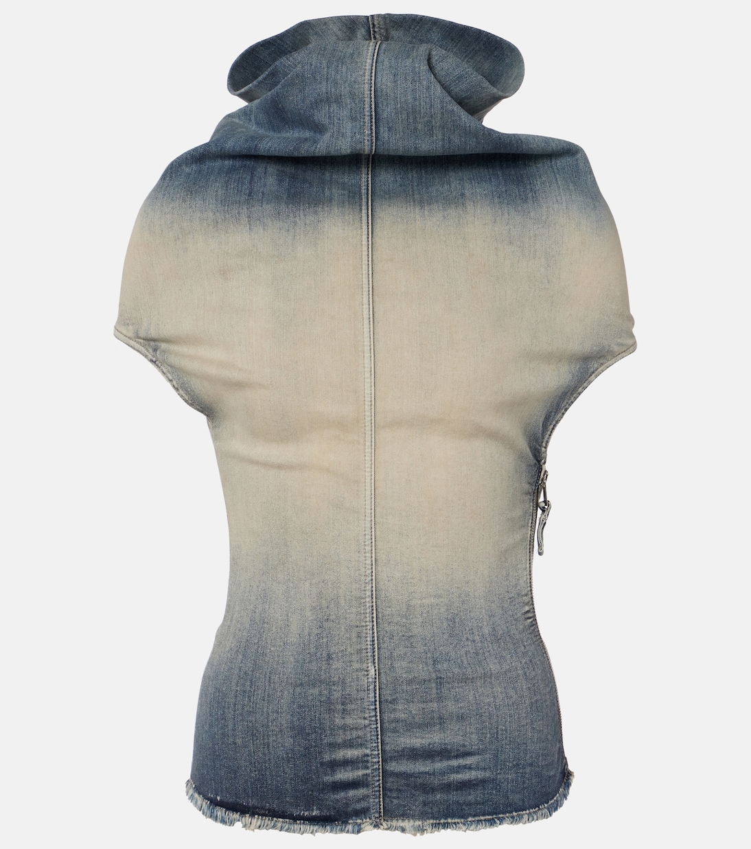 

Драпированный джинсовый топ Rick Owens, Hustler Degrade