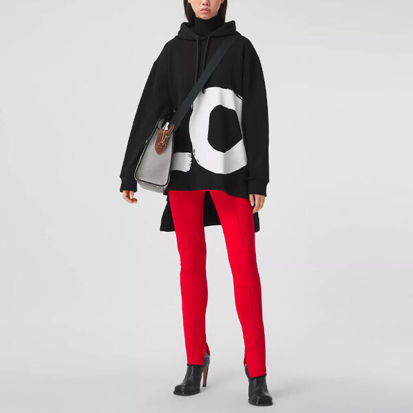 Толстовка Burberry Love Long Sleeve Hoodie, черный — фото 3