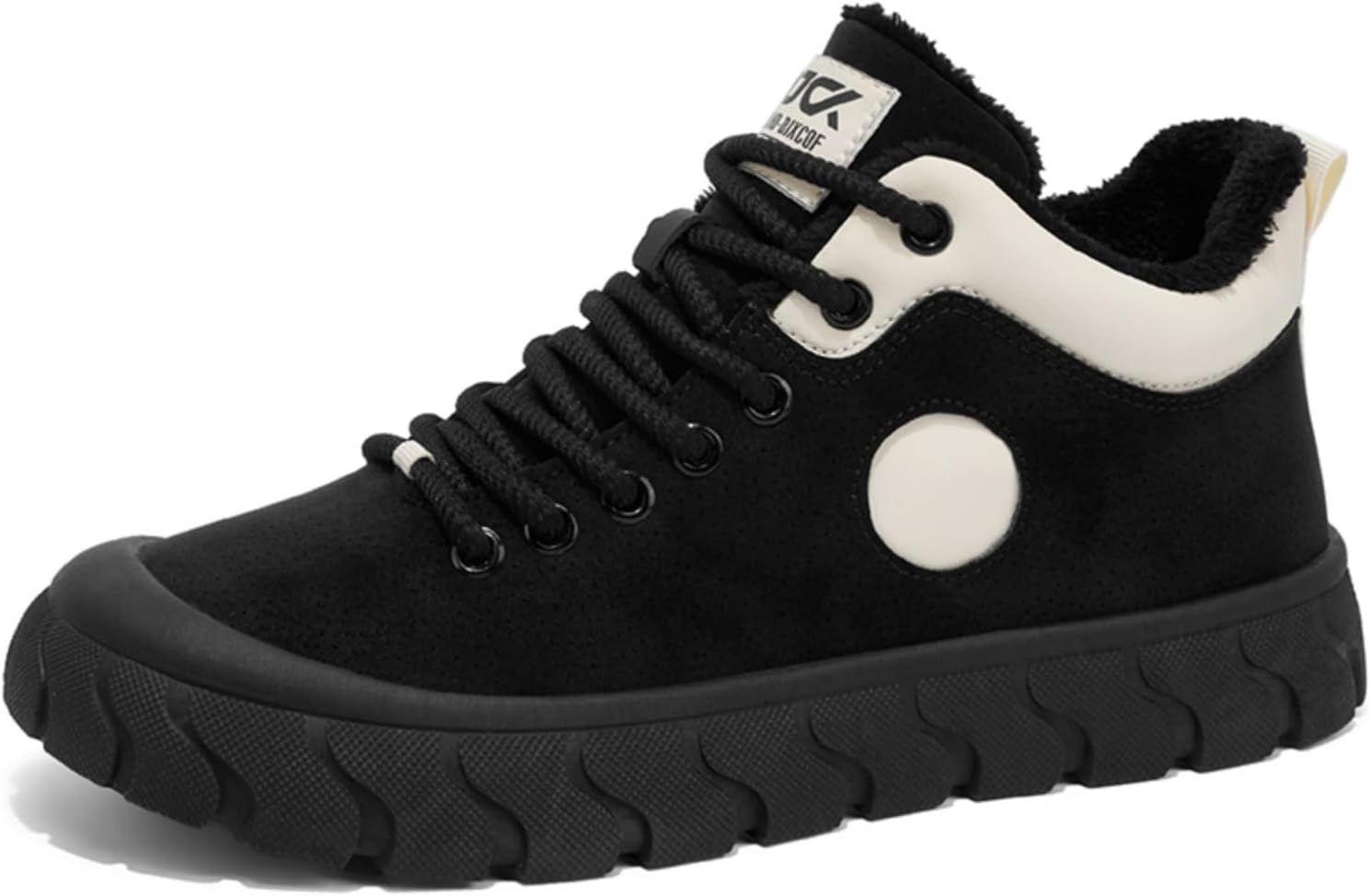 

Мужские зимние ботинки средней высоты с флисовой подкладкой: регулировка шнуровки, теплый пушистый дизайн, противоскользящая толстая подошва, стильные детали- идеально подходят для повседневной носки в холодную погоду и для отдыха на улице Khwfj...