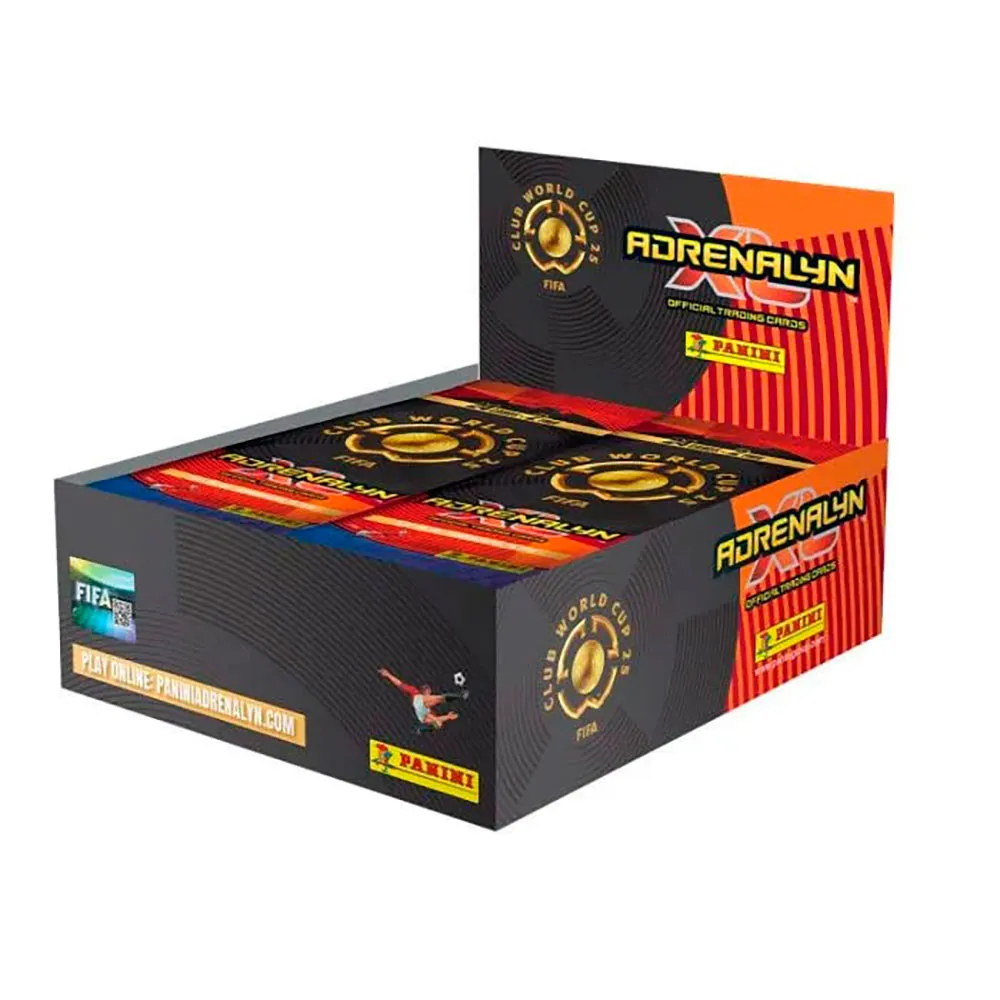 

Набор коллекционных карточек Panini FIFA Club World Cup 2025 Adrenalyn XL Fatpack Box на английском языке, 10 пачек, мультиколор