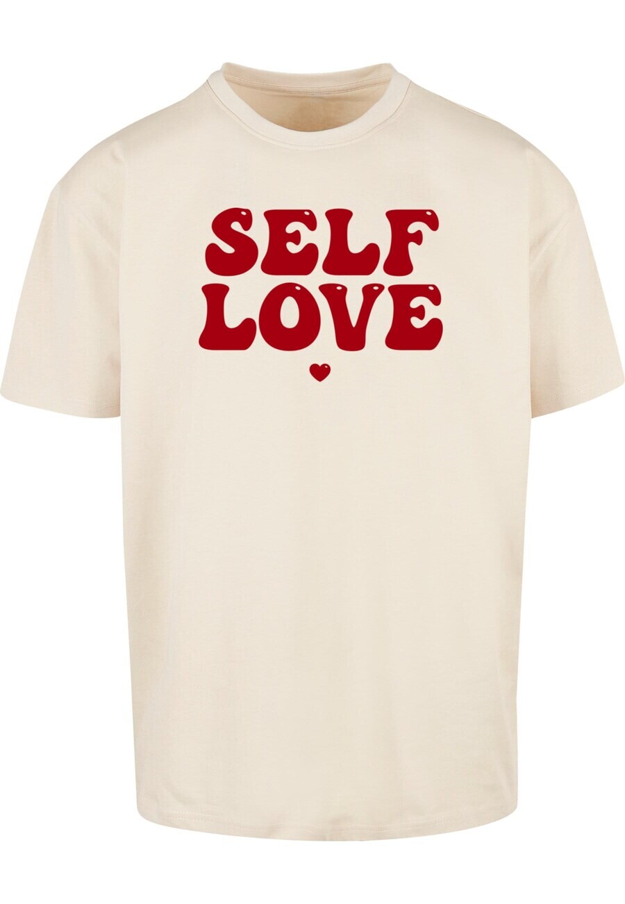 

Классическая футболка Merchcode Shirt Self Love, бежевый