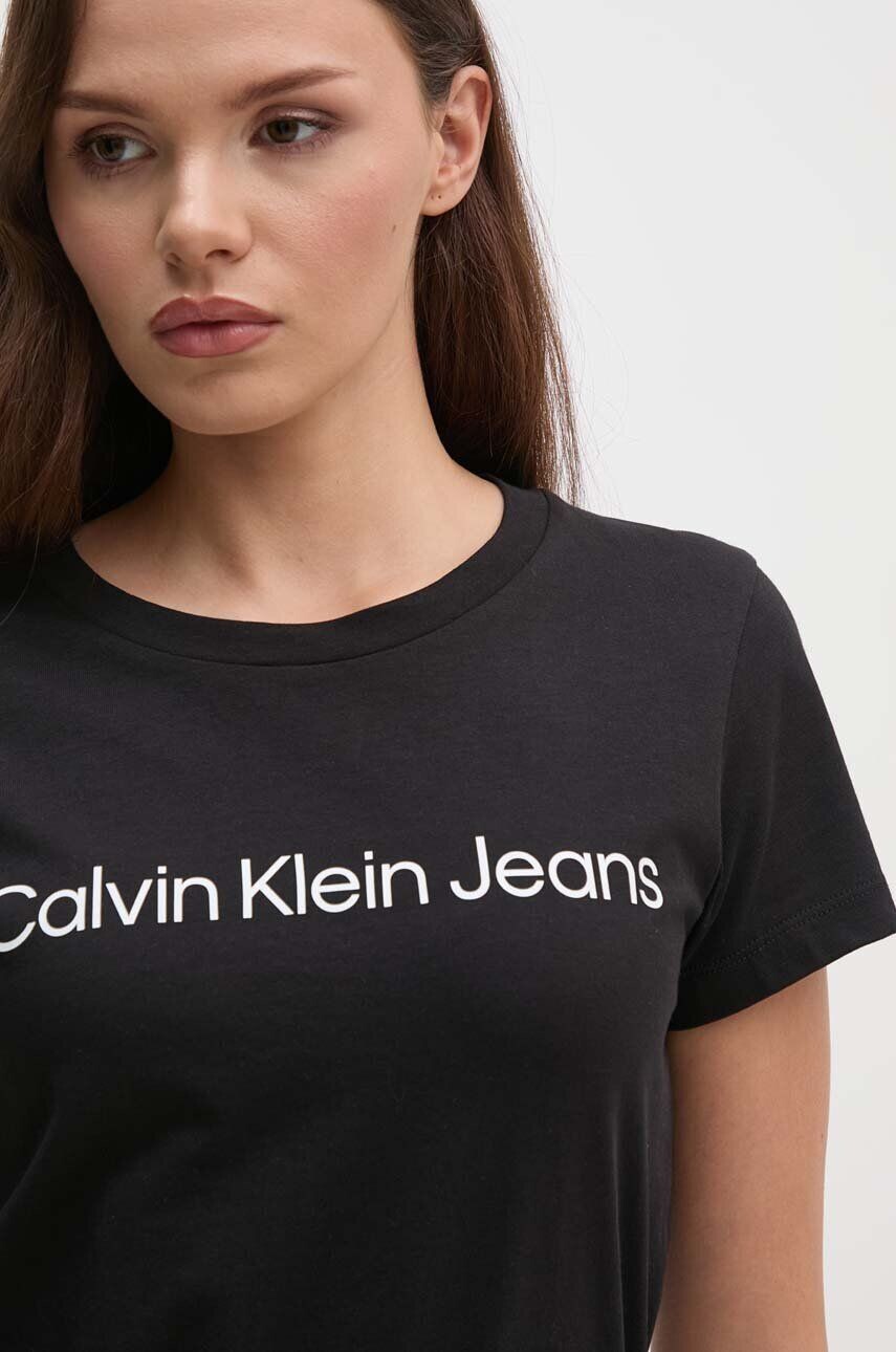 

2 пары хлопковых футболок Calvin Klein Jeans, черный