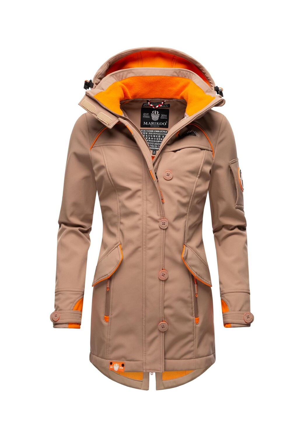 

Переходная куртка Soulinaa MARIKOO, цвет Taupe Grey
