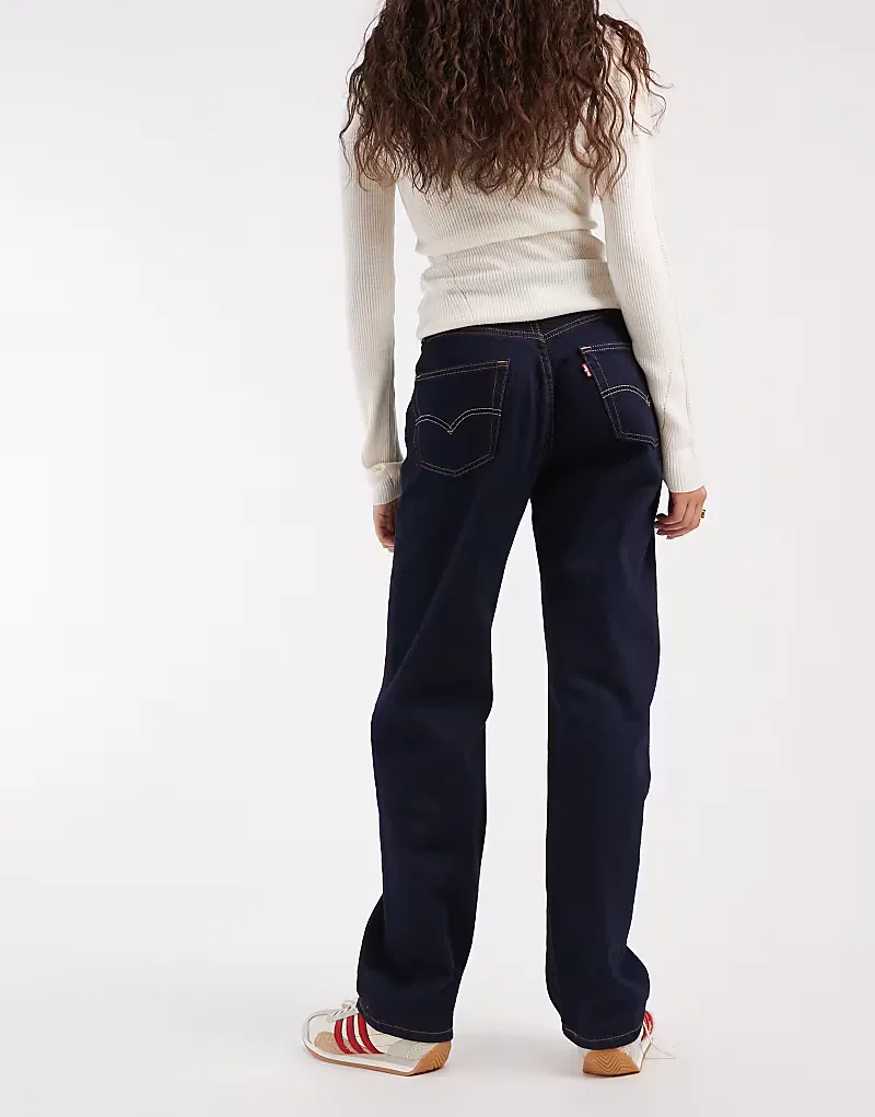 Прямые джинсы Levis 501 90-х годов Levi's, синий — фото 3