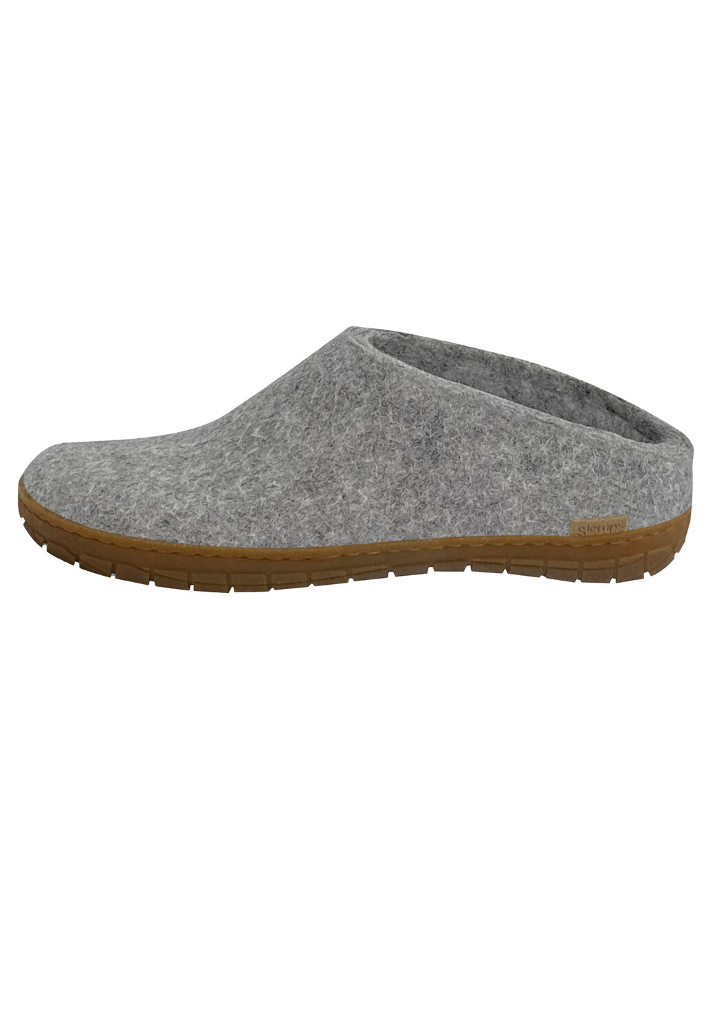 Тапочки glerups Pantoffeln Naturkautschuksohle, серый