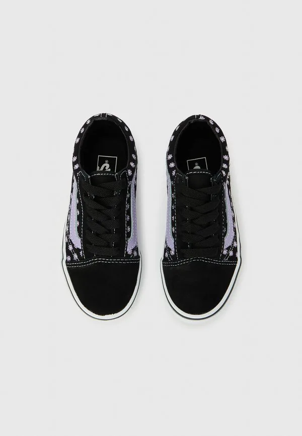 Классические скейтбордистские кроссовки унисекс Vans, Black/Purple — фото 4