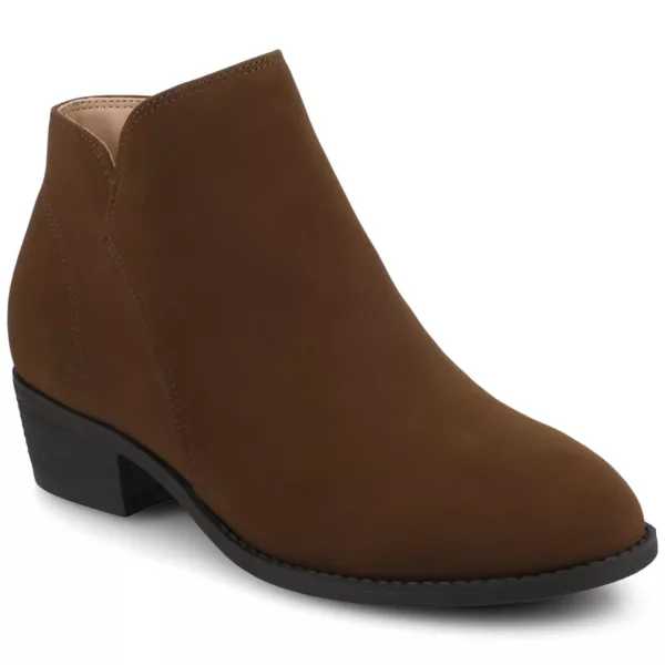 Коллекция Solarah женские удобные ботильоны Journee, цвет nubuck tan