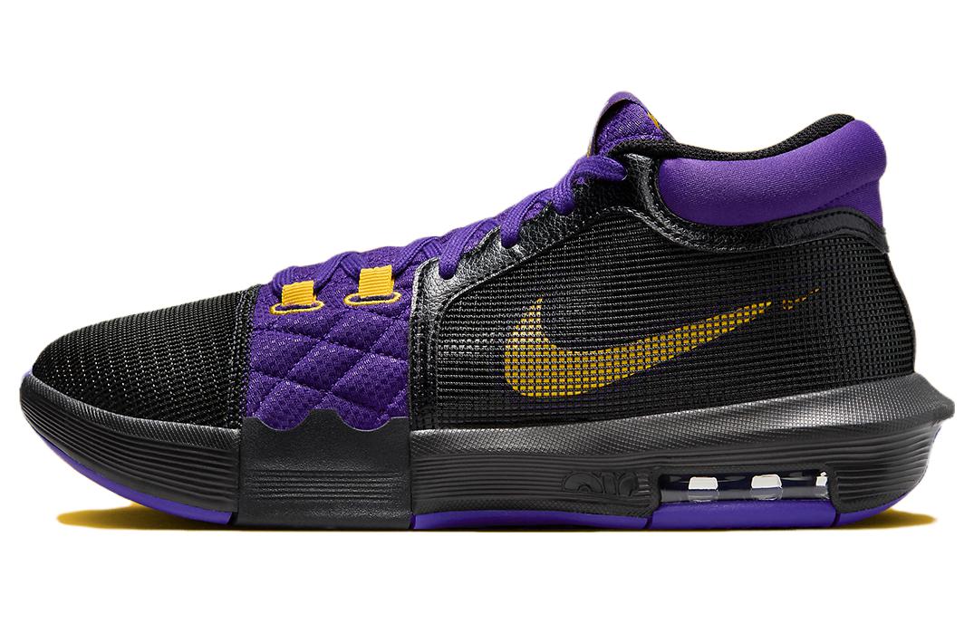 

Кроссовки LeBron Witness 8 'Lakers' Nike, черный/фиолетовый