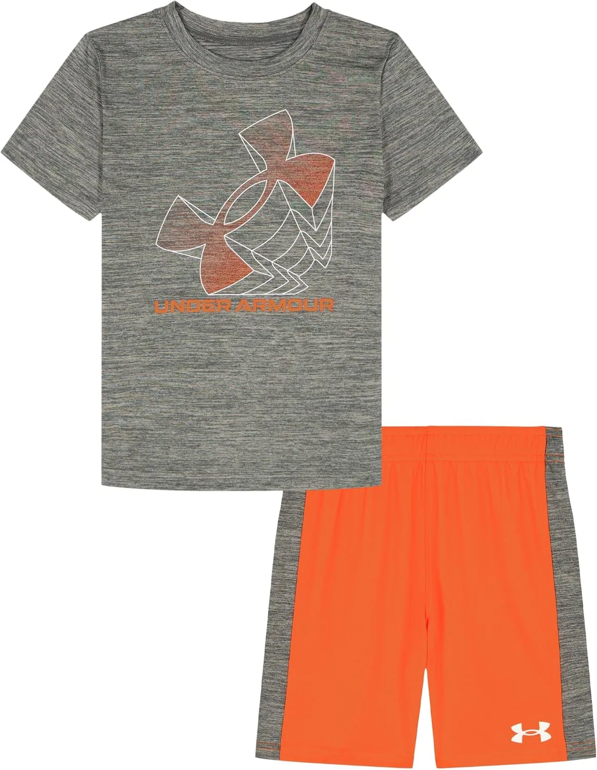 Детский спортивный костюм из футболки и шорт Under Armour, Clay Green Project