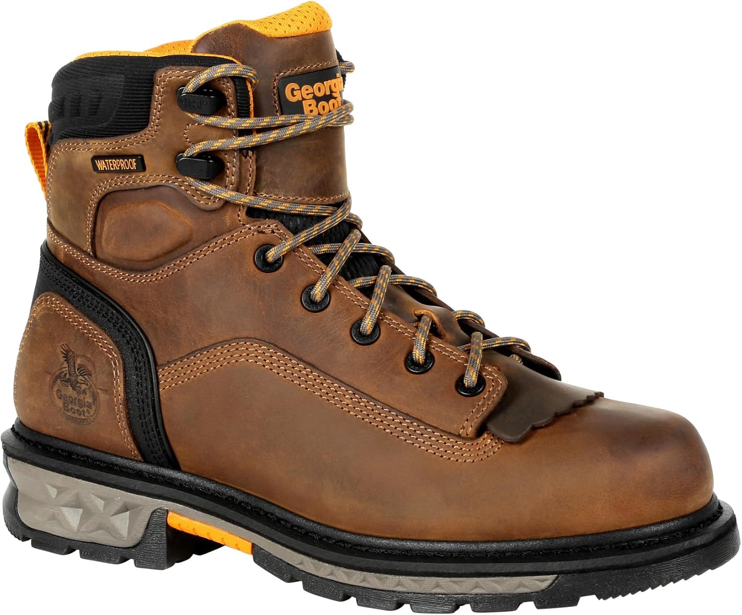 Мужские водонепроницаемые ботинки GEORGIA BOOT Carbo-Tec LTX, черный/коричневый — фото 2