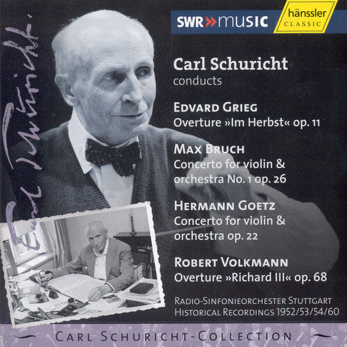 

CD диск Schuricht / Grieg / Bruch / Goetz / Volkmann: Concerto for Violin & Orchestra