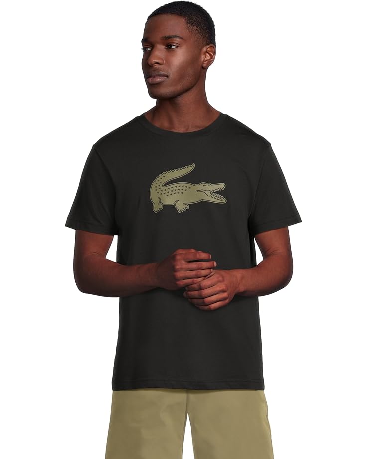 

Футболка Lacoste Xxl Logo Sport T-shirt, цвет Black/Khaki Green