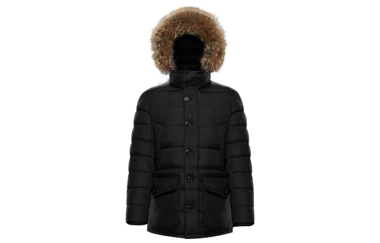 

Пуховик мужской черный Moncler