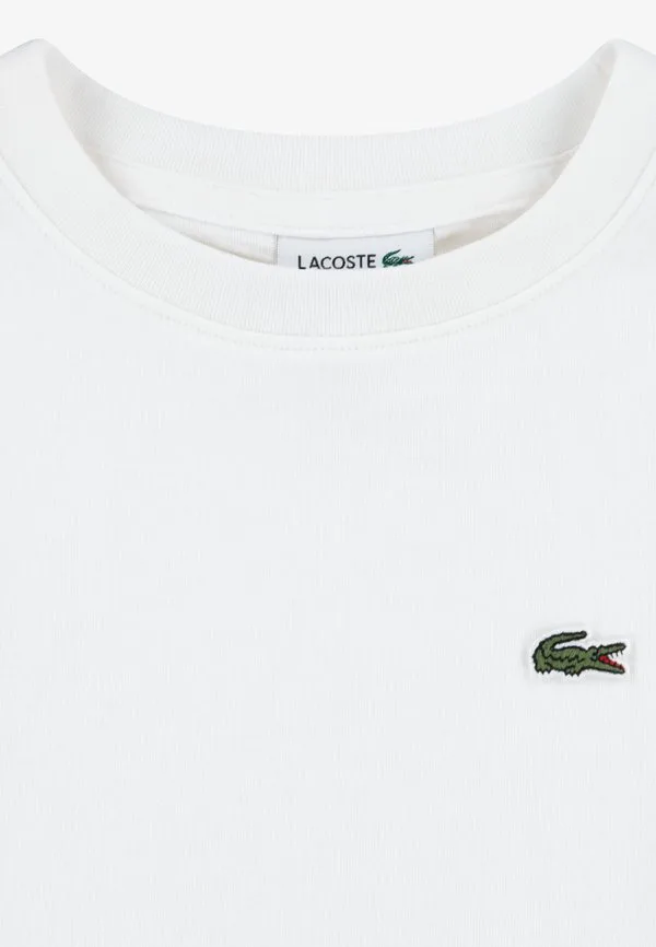 Футболка с тейпированием, базовая футболка Lacoste, Farine — фото 3