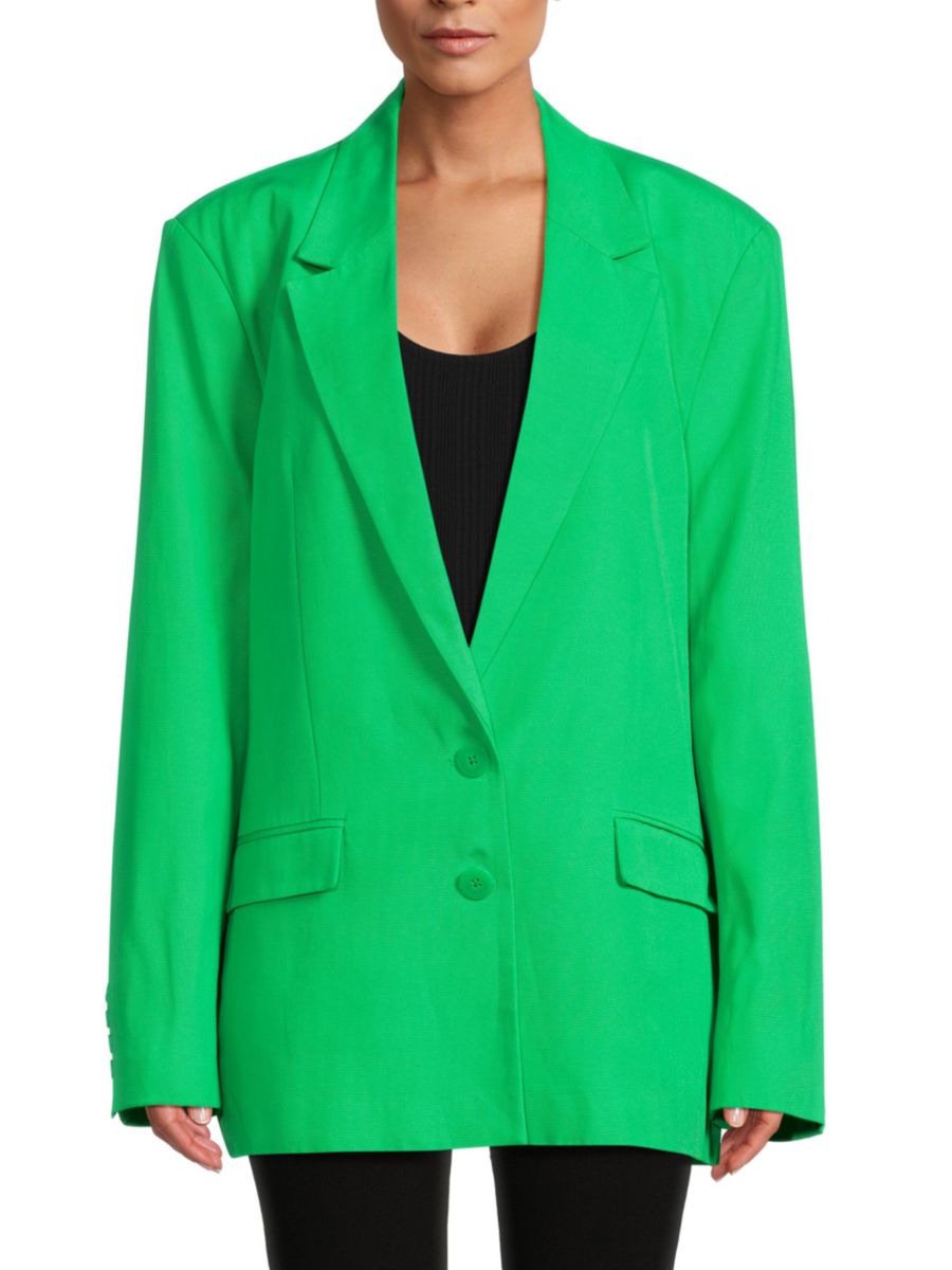 

Блейзер с заостренными лацканами Farm Rio, цвет Bright Green