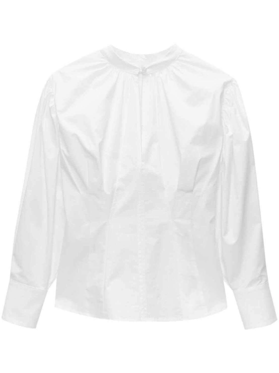 

MSGM блузка с длинными рукавами и сборками, белый