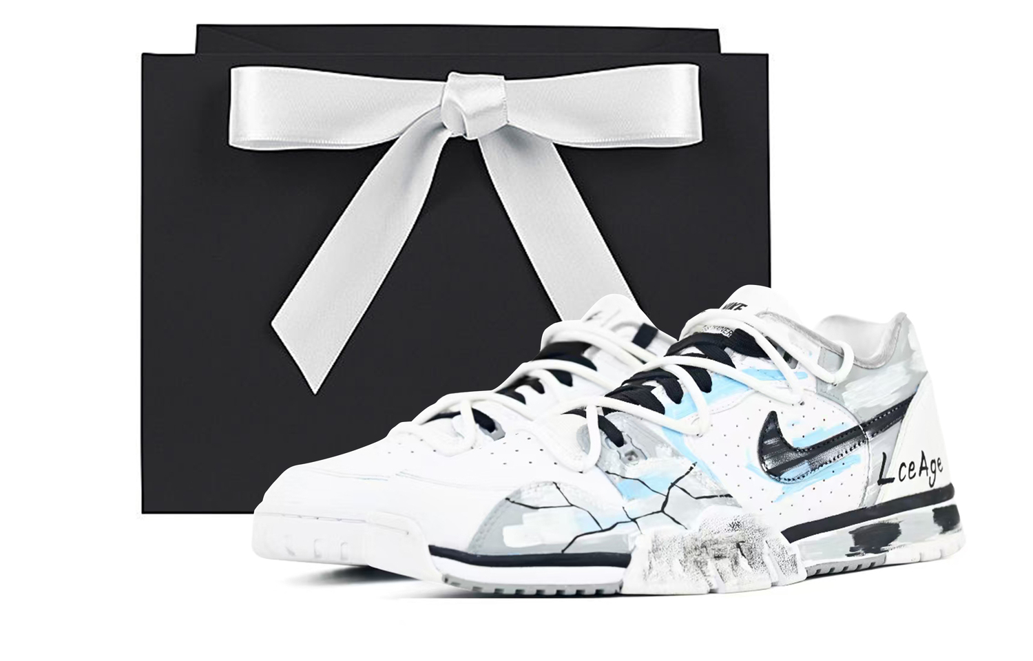

Nike Кроссовки Air Cross Trainer мужские антискользящие износостойкие низкие для тренировок white gray