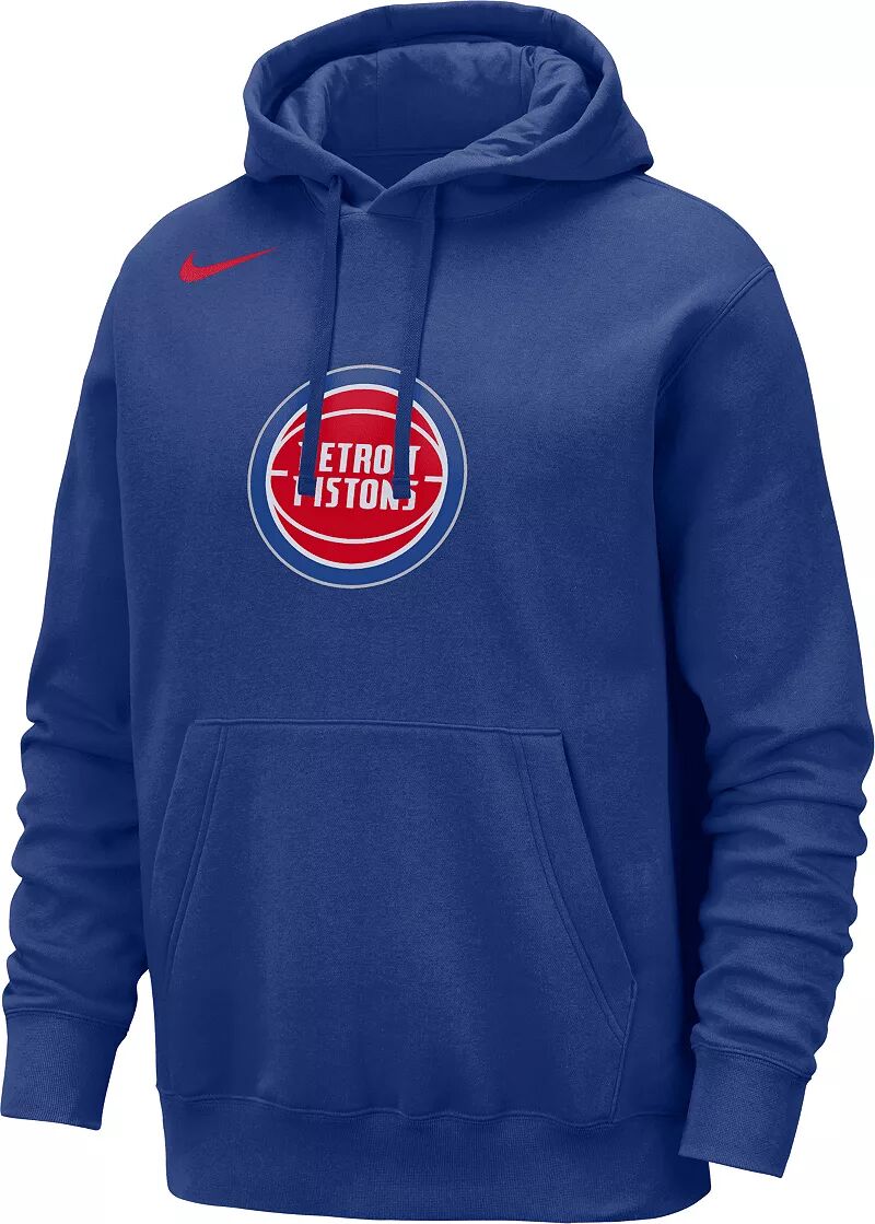 

Мужская худи с синим логотипом Nike Detroit Pistons