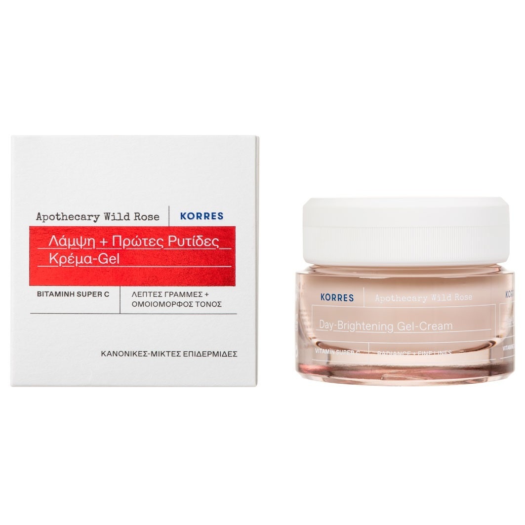 Крем для лица Korres — Дневной apothecary wild rose gel-creme , объем, 40 мл — фото 2
